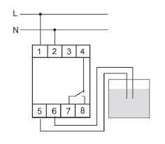 Реле уровня PZ-828 (одноуровневый монтаж на DIN-рейке 35мм 230В AC 16А 1перкл. IP20) F&F EA08.001.001 фото 3