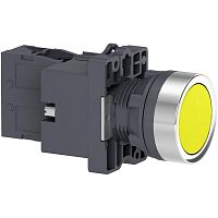 Кнопка LED 1НO 24В с подсветкой желт. SchE XA2EW35B1