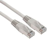 Патч-корд F/UTP кат.6 RJ45-RJ45 LSZH экранир. 1м сер. Rexant 18-8102-1