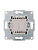 Выключатель 1-кл. 1п СП Karina 10А IP20 с подсветкой механизм матов. серебр. LEZARD 707-4388-111