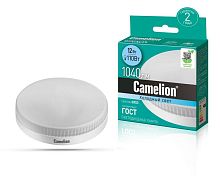 Лампа светодиодная LED12-GX53/845/GX53 12Вт 220В Camelion 12787