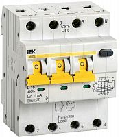 Выключатель автоматический дифференциального тока 4п C 16А 10мА тип A 6кА АВДТ-34 IEK MAD22-6-016-C-10