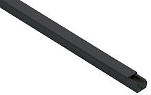 Кабель-канал 12х12 L2000 пластик ЭЛЕКОР черн. IEK EL-KK10-012-012-1-K02