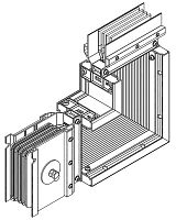 Секция угловая вверх н/уг. 630А Al 3L+N+PER IP55 тран. IEK LB-0630A4-35-F-LUG