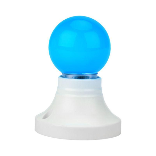 Лампа светодиодная 1Вт шар d45 5LED син. E27 Neon-Night 405-113 фото 4