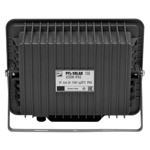 Прожектор светодиодный PFL SOLAR 150 6500К IP65 ДО с солнечн. панелью и пультом в компл. JazzWay 5044425 фото 4
