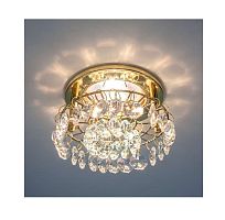 Светильник Florencia 51 11 04 1х50Вт GU5.3 IP20 штампованный с подвесным стеклом ИТАЛМАК IT8522
