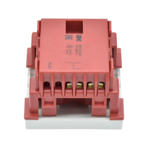Переключатель проходной 1-кл. 2мод. СП 10А IP20 ВК4-21-00-П бел. PRIMER IEK CKK-40D-PO2-K01 фото 5