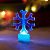 Фигура светодиодная "Снежинка" 1LED RGB 1Вт IP20 на подставке элементы питания 3хAG13(LR44) (в компл.) Neon-Night 501-055