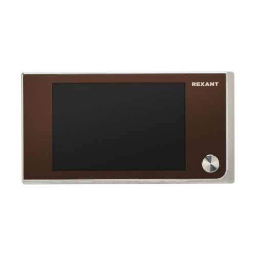 Видеоглазок дверной DV-114 с цветным LCD-дисплеем 3.5дюйм широкий угол обзора 120град. Rexant 45-1114 фото 7