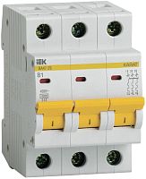 Выключатель автоматический модульный 3п B 1А 4.5кА ВА47-29 KARAT IEK MVA20-3-001-B