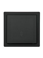 Выключатель 1-клав. проходной LETO черн. бархат LEZARD 752-4200-105