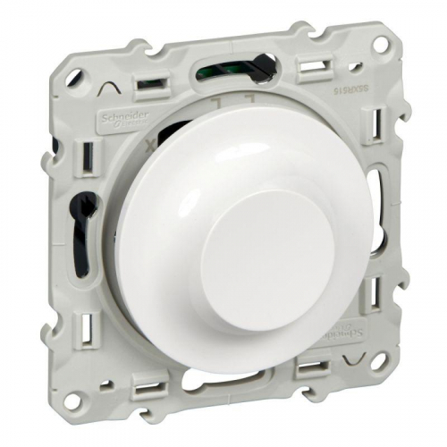 Светорегулятор (диммер) ODACE LED поворотно-нажимной универс. 4-400Вт бел. SchE S52R512