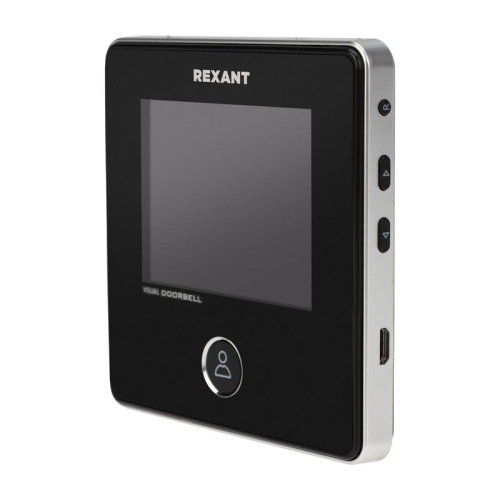 Видеоглазок дверной DV-113 с цветным LCD-дисплеем 2.8дюйм с функцией звонка и записи фото встр. аккум. Rexant 45-1113 фото 7