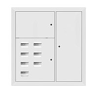 Щит этажный 7кв. RAL9003 (1000х950х160) Basic EKF mb28-v-7-r9003