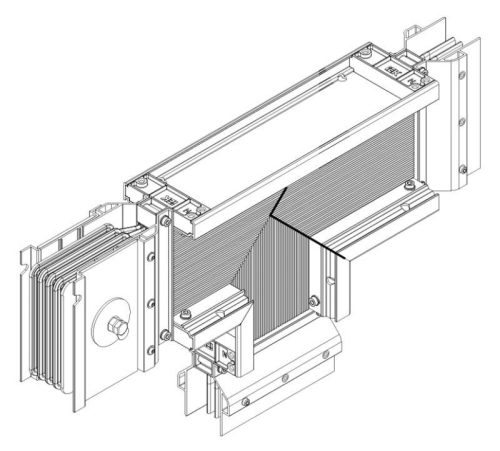 Секция T-образ. вниз 4000А Al 3L+N+1/2PE НК IP55 тран. IEK LB-4000A5-25-F-TD