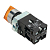 Переключатель BD33 3P с желт. подсветкой 24В NO PROxima EKF xb2-bk33-y-24