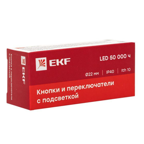 Переключатель BD33 3P с зел. подсветкой 230В NO PROxima EKF xb2-bk33-g-230 фото 2