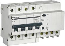 Выключатель автоматический дифференциального тока 4п 50А 300мА АД14 GENERICA MAD15-4-050-C-300