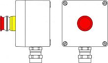 Корпус взрывозащищенный 120х120х90мм 1Ex d e IIC T6 Gb X /Ex tb IIIB T80град.C Db X / IP66 алюм. DKC 2201.121.19.03K