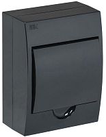 Корпус навесной ЩРН-П-6 Krepta 3 IP41 пластик. черн. IEK MKP12-N-06-41-K02