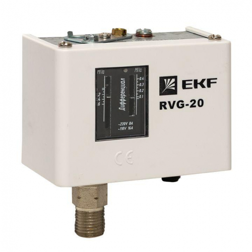 Реле избыточного давления RVG-20-0.6 (0.6МПа) EKF RVG-20-0.6 фото 5
