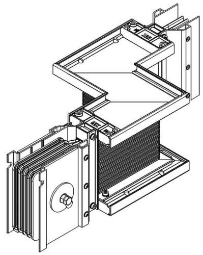 Секция Z-образ. лев. н/2 2500А Cu 3L+N+1/2PE IP55 тран. IEK LB-2500C5-35-F-ZLF