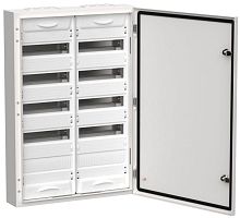 Корпус металлический ЩРн-120 (2х60) 835х570х140 IP54 бел. (одна дверь) TITAN 5 IEK TI5-50-N-2X060-54
