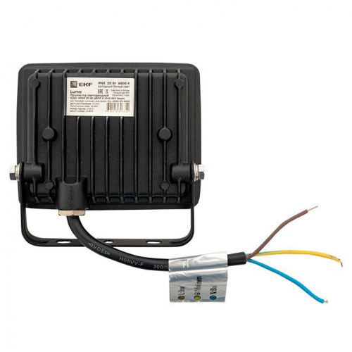 Прожектор светодиодный СДО-3002 20Вт 6500К IP65 Basic EKF FLL-3002-20-6500 фото 3