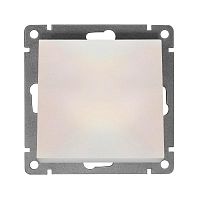 Выключатель 1-кл. СП Афина 10А IP20 механизм жемчуж. Universal A0021-OBr