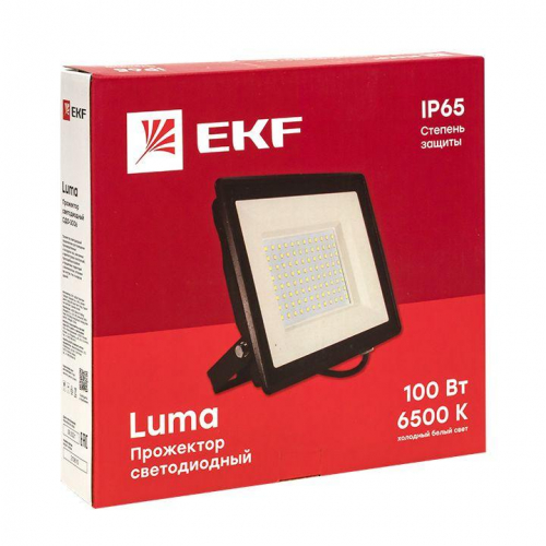 Прожектор светодиодный СДО-3006 100Вт 6500К IP65 Basic EKF FLL-3006-100-6500 фото 3
