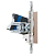 Розетка компьютерная двойн. RJ45 кат.6 SKANDY SK-K04Sa песочн. IEK SK-K20-2-K98