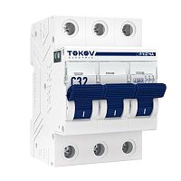 Выключатель автоматический модульный 3п C 32А 4.5кА PRIZMA TOKOV Electric TKE-PZ45-MCBI-3-32-C