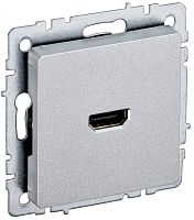 Розетка СП BRITE HDMI РHDMI-0-БрА механизм алюм. IEK BR-H10-K47