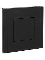 Заглушка с суппортом FORTE&PIANO FP141 черн. IEK FP-PL10-K02