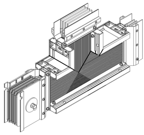 Секция T-образ. вверх 1000А Al 3L+N+1/2PE НК IP55 тран. IEK LB-1000A5-25-F-TU