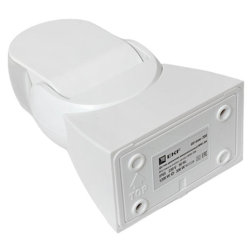 Датчик движения микроволновый MW-704 1200Вт 180град. до 15м IP65 бел. PROxima EKF dd-mw-704 фото 3
