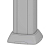 Колонна телескопическая 1.5-3м алюм. темн. серебр. металлик DKC 09584