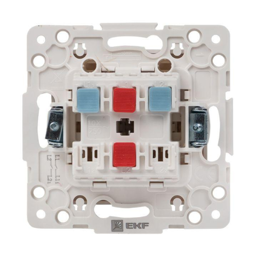 Выключатель 2-кл. Стокгольм 10А механизм бел. PROxima EKF EYV10-123-10 фото 3