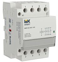 Контактор модульный KMR 63А 24В AC/DC 3НО 1НЗ ARMAT IEK AR-KMR20-063-31-024