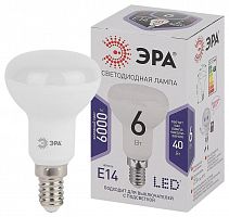 Лампа светодиодная LED R50-6W-860-E14 R50 6Вт рефлектор E14 холод. бел. ЭРА Б0048023