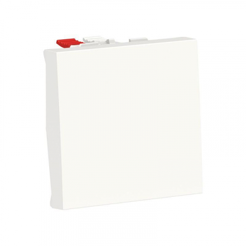 Выключатель 1-кл. 2мод. СП Unica Modular IP21 (сх. 1) 250В 10AX бел. SchE NU320118