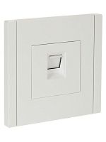 Розетка компьютерная RJ45 кат.6 FORTE&PIANO FP231 бел. IEK FP-K10-2-K01