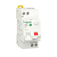 Выключатель автоматический дифференциального тока (ДИФ) RESI9 1P+N С 10А 6000А 30мА тип AC SchE R9D25610