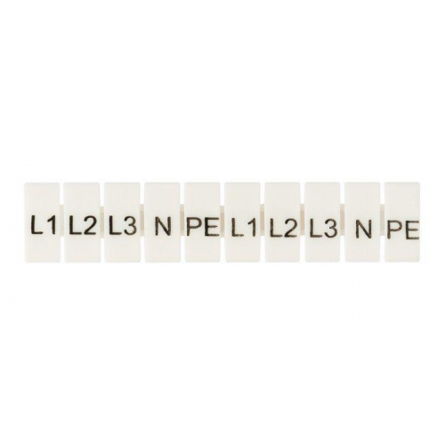 Маркеры для JXB-ST 4 с символами "L1. L2. L3. N. PE" (уп.10шт) PROxima EKF zb-st-4-L-1-3