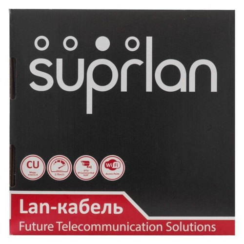 Кабель витая пара U/UTP кат.5E 4х2х0.51 24AWG solid Cu LSZH нг(А)-HF In. Premium 305м (м) SUPRLAN 01-0307-1 фото 3