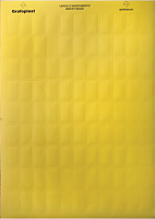 Табличка маркировочная 27х15 желт. (уп.990шт) DKC SITFP2715Y