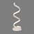 Светильник светодиодный декоративный Spiral Trio 2Вт 3000К 5В бел. Rexant 609-028