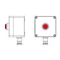 Пост управления взрывозащ. из полиэстера CPE-P-03-(1xLR(250))-1xKH2MHK(C)1Ex d e IIC Т5 Gb / Ex tb IIIC T95град.C Db IP66/КЗ DKC 2231.031.22.1217