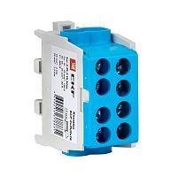 Клемма распределительная КСР с двойн. винтом 2х25/2х16 син. PROxima EKF ksr-2.25-2.16-blue